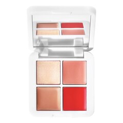 Lip2cheek Glow Quad – Paleta z różem do ust i policzków i rozświetlaczem, RMS BEAUTY