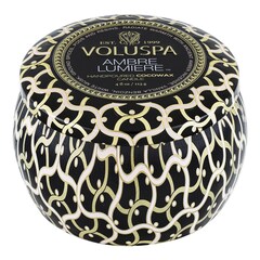 Maison Noir Ambre Lumiere Mini Tin Candle - Świeca , VOLUSPA