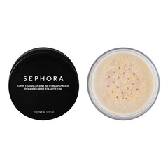 Sypki puder utrwalający 12 H – Transparentny sypki puder matujący i utrwalający, SEPHORA COLLECTION