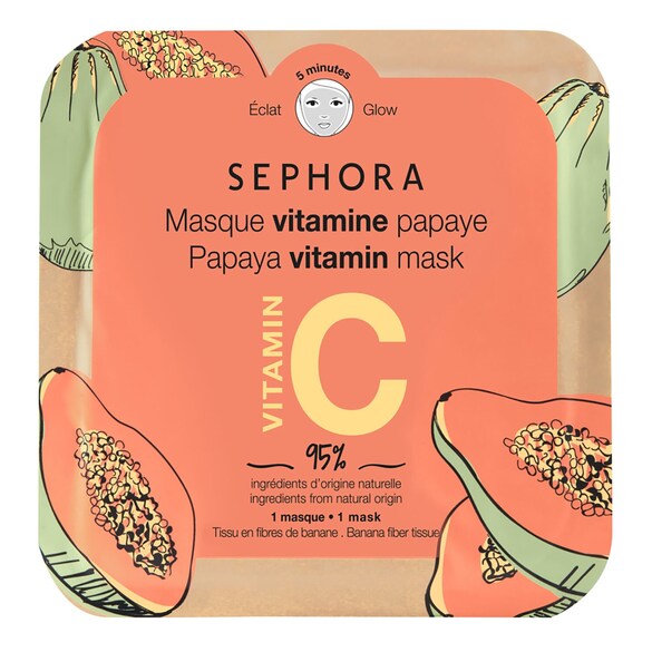 Vitamin Mask - Witaminowa maseczka w płachcie , SEPHORA COLLECTION