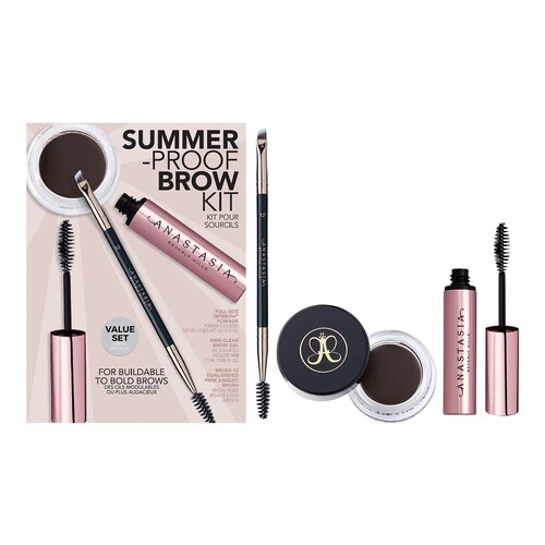 Anastasia Beverly Hills - Summer-proof Brow Kit - Zestaw Do Brwi - Brow Kit Supreme Brow Kit - Ebony - Dla Kobiet