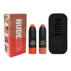 Sunkissed Peach Blush and Bronze 2-Piece Kit - Zestaw do makijażu, NUDESTIX