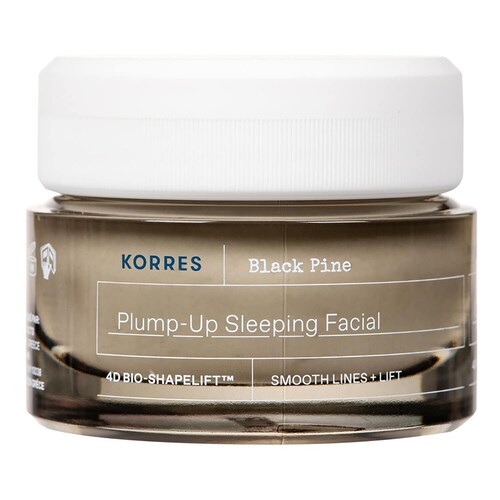 Korres - Black pine 4d bio-shapelift - ujędrniający krem-maska na noc