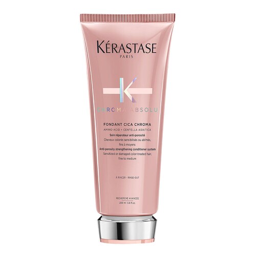 Kérastase - Chroma Absolu Odżywka Do Włosów Koloryzowanych - Chroma Absolu Fondant Cica Chroma 200ml - Dla Kobiet