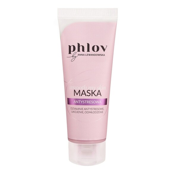 Smooth My Skin - Kremowa maska antystresowa z różową glinką, PHLOV