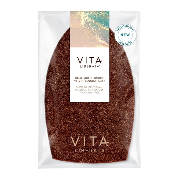 Dual Sided Luxury Velvet Tanning Mitt - Rękawica do aplikacji samoopalacza, VITA LIBERATA
