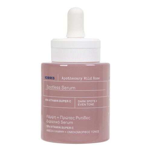 Korres - Apothecary Wild Rose - Rozjaśniające Serum Do Twarzy - 30 Ml - Dla Kobiet