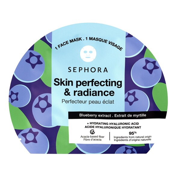 Maska z wyciągami z owoców i kwasem hialuronowym - Maska w płachcie na twarz, SEPHORA COLLECTION