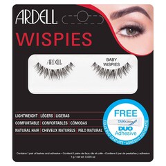 Baby wispies black lashes - Sztuczne rzęsy na pasku, ARDELL