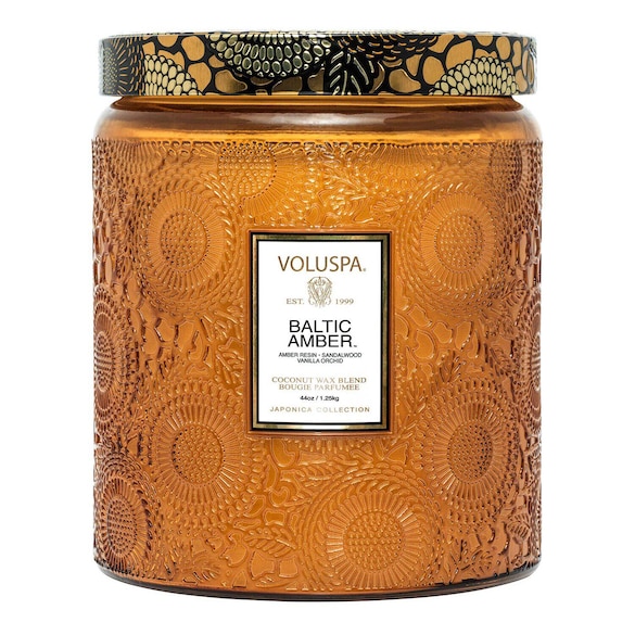 Japonica Baltic Amber Luxe Jar Candle - Świeca, VOLUSPA