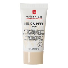 Milk & Peel Balm - Oczyszczający i wygładzający olejek z mlekiem sezamowym, ERBORIAN