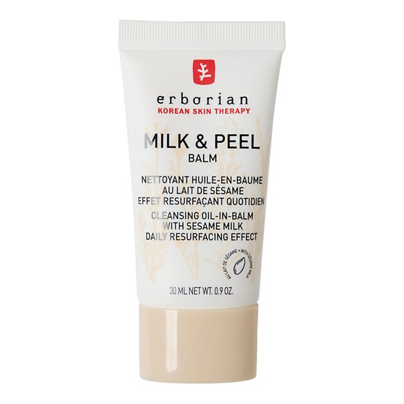Milk & Peel Balm - Oczyszczający i wygładzający olejek z mlekiem sezamowym, ERBORIAN