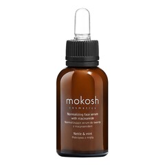 Pokrzywa z miętą - Normalizujące serum z niacynamidem , MOKOSH