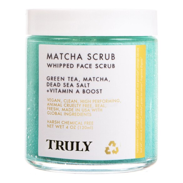 Matcha Scrub – Piankowy peeling do twarzy, TRULY