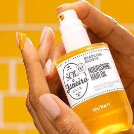 Brazilian Glossy™ – Odżywczy olejek do włosów zmniejszający puszenie