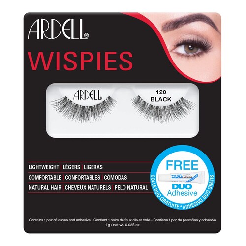 Ardell - Ardell 120 Demi - Rzęsy Na Pasku W Zestawie Z Klejem Duo - False Lashes Ardell Fashion Lash 120demi - Dla Kobiet