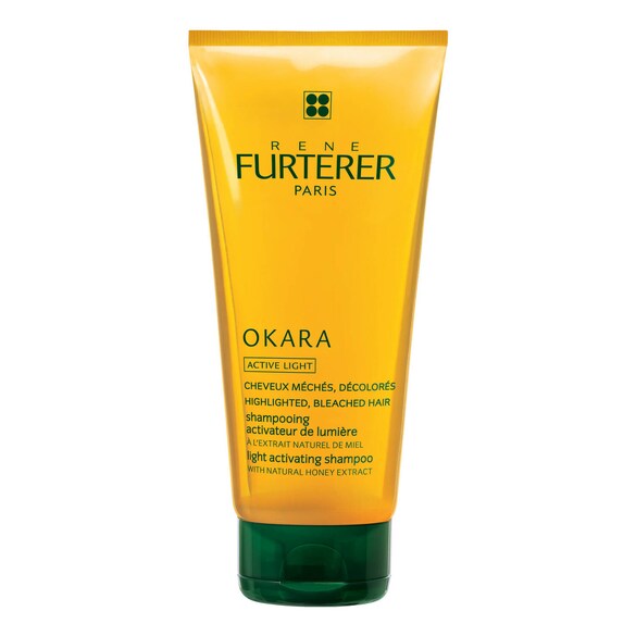 Okara active light szampon nadający blask włosom blond, z pasemkami, RENE FURTERER