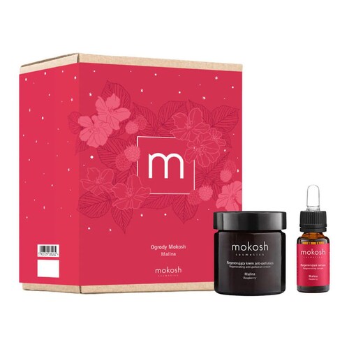 Mokosh - Malina - Ogrody Mokosh - Zestaw Do Ciała - Raspberry Face Care Gift Set 60ml - Dla Kobiet