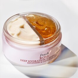 Rose Sleeping Mask - Maseczka nawilżająca na noc z różą i kwasem hialuronowym
