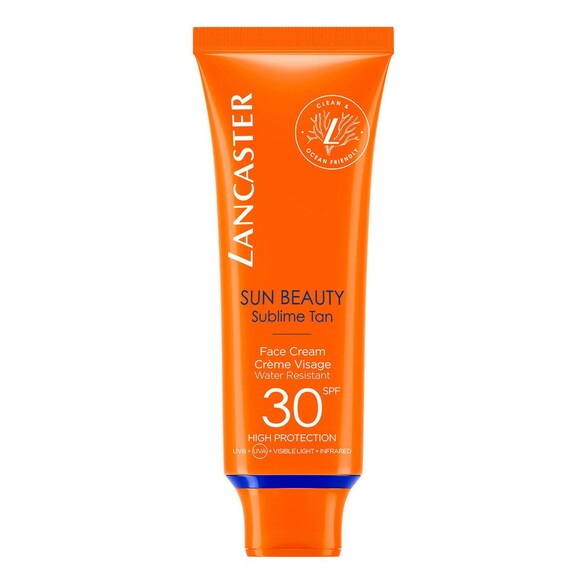 SUN BEAUTY – Aksamitny krem do twarzy – promienna opalenizna SPF 30, LANCASTER