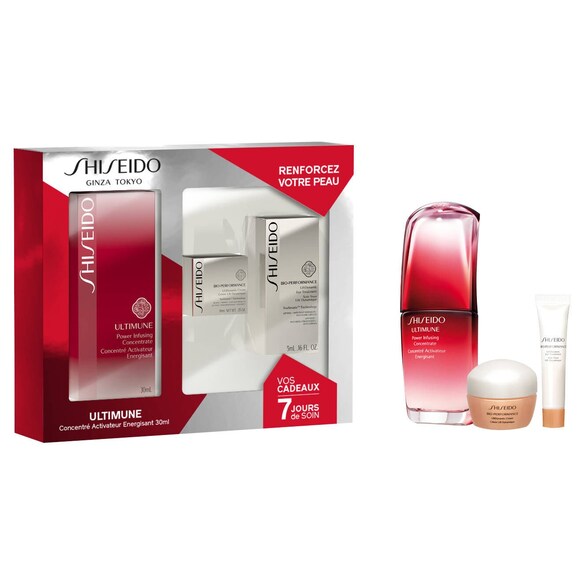 Ultimune Koncentrat do skóry twarzy - Zestaw, SHISEIDO