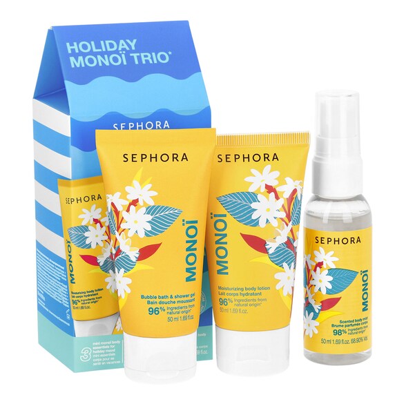 Holiday Monoï Trio - Zestaw do pielęgnacji ciała, SEPHORA COLLECTION