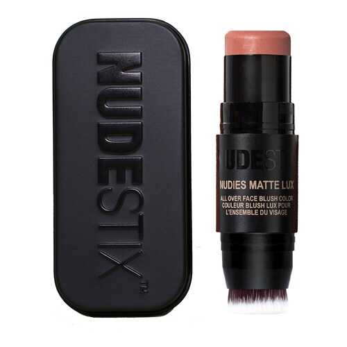 Nudestix - Nudies All Over Face Matte Lux — Róż W Sztyfcie - Nudies Matte Lux Blush - Nude Buff - Dla Kobiet
