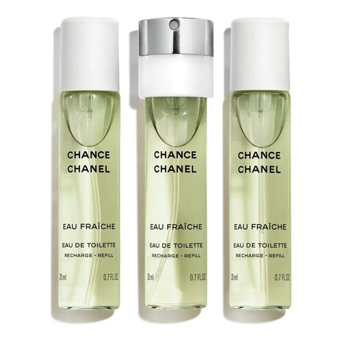 Chanel - Chance Eau Fraîche - Woda Toaletowa Twist And Spray - Recharge 3 X 20 Ml - Dla Kobiet