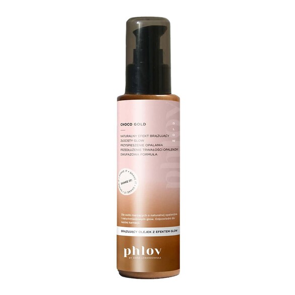 CHOCO GOLD - Brązujący olejek z efektem glow, PHLOV