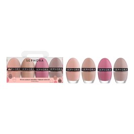 Natural Color Hit Kit - Zestaw 4 lakierów do paznokci
