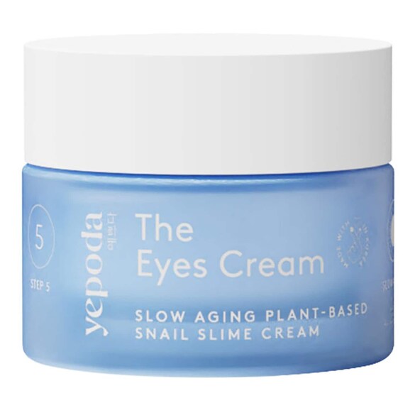 The Eyes Cream – krem pod oczy z roślinną alternatywą śluzu ślimaka, YEPODA