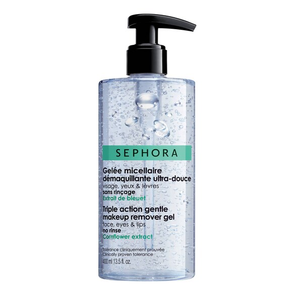Ultra delikatny żel micelarny do demakijażu - Twarz, oczy i usta, SEPHORA COLLECTION