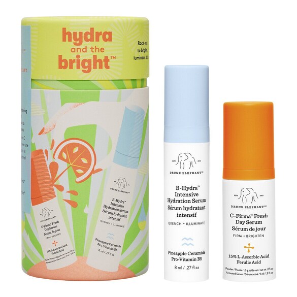 Hydra and the bright™ - Zestaw 2 serum w formacie podróżnym, DRUNK ELEPHANT