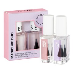 Zestaw 2 produktów do manicure - top coat i baza ochronna, SEPHORA COLLECTION