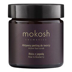 Aktywny peeling do twarzy - Róża z jagodą, MOKOSH