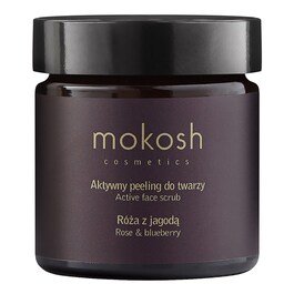 Aktywny peeling do twarzy - Róża z jagodą
