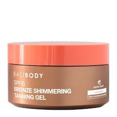 Shimmering Tanning Gel SPF 15 - Rozświetlający żel brązujący SPF 15, BALI BODY