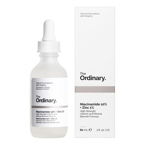 The Ordinary - Niacynamid 10% + Cynk 1% - Serum Przeciwko Niedoskonałościom - Niacinamide 10% & Zinc 1% 60ml - Dla Kobiet