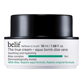 The True Cream Aqua Bomb Aloe Vera – Nawilżająco-kojący żel do twarzy