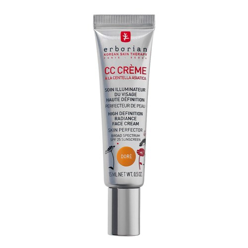 Erborian - Krem Cc Hd Z Wąkrotką Azjatycką - Format Podróżny - Doré (15 Ml) - Dla Kobiet