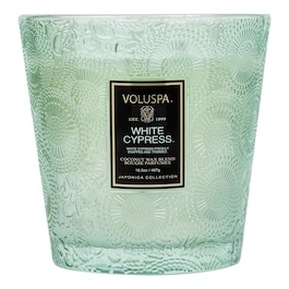 Japonica White Cypress 2 Wick Candle - Świeca 
