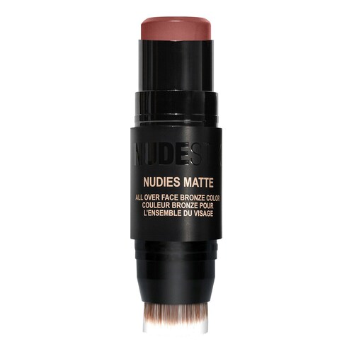 Nudestix - Nudies Matte Bronzer - Sztyft Do Konturowania Z Podwójną Końcówką - Nudies Matt Bronze - Sunkissed Cool - Dla Kobiet