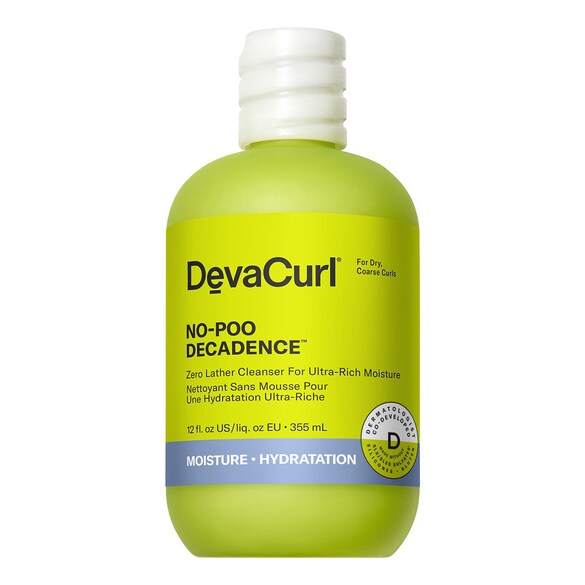 No-Poo Decadence® – Bardzo intensywnie nawilżający, niepieniący płyn do mycia, DEVACURL