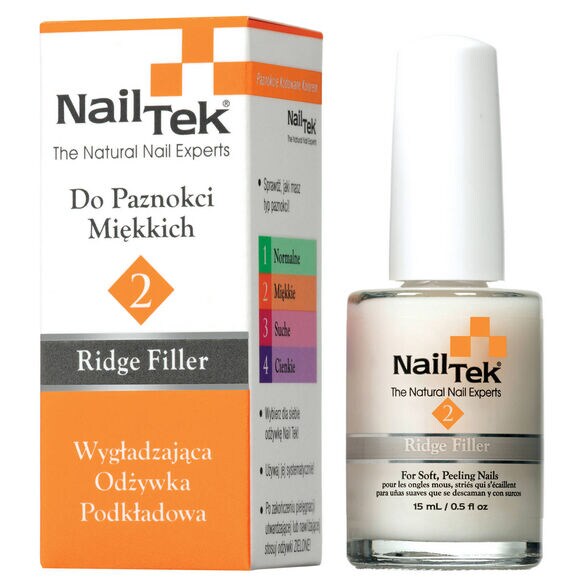 Nail Tek 2 Ridge Filler Odżywka podkładowa do paznokci miękkich i NAIL