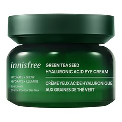 Green Tea Seed Hyaluronic Acid Eye Cream - Krem pod oczy, INNISFREE