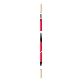 Valentino Make Up - Brow Trio - Pisak Do Brwi Z 3 Końcówkami - Liner, Kredka I Szczoteczka - granite 03 - Dla Kobiet