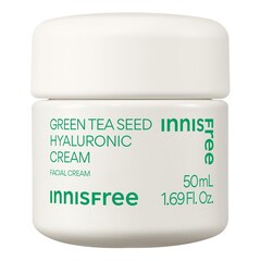 Krem nawilżający z kwasem hialuronowym i zieloną herbatą - Krem nawilżający, INNISFREE