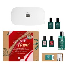 Zestaw prezentowy Green Flash Hortencia Red Cherry - Zestaw z 2 kolorami, MANUCURIST