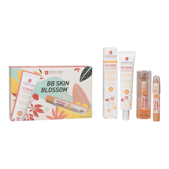 Kit BB Skin Blossom Dore - Zestaw do pielęgnacji twarzy, ERBORIAN
