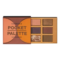 Pocket palette Sun Shadows – Kieszonkowa paleta 6 cieni do powiek, SEPHORA COLLECTION